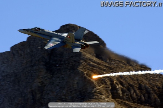 2007-10-11 Axalp Shooting Range 1708 FA-18C Hornet